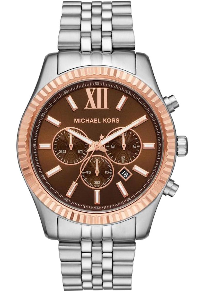 Michael Kors MK8732 Takvimli 45 mm Çelik Kordon Analog Erkek Kol Saati