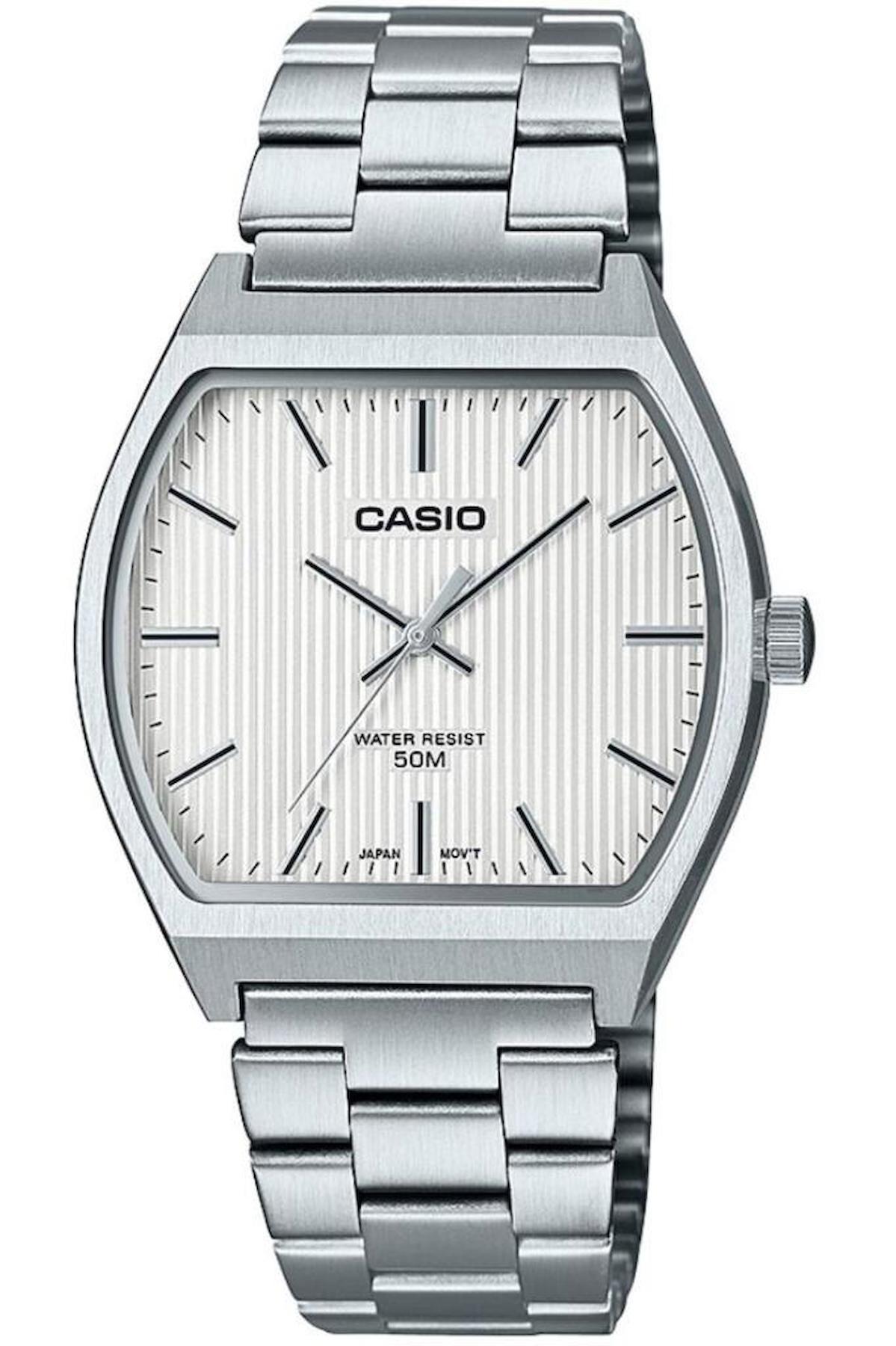 Casio MTP-B140D-7AVDF Takvimli 35 mm Çelik Kordon Analog Erkek Kol Saati