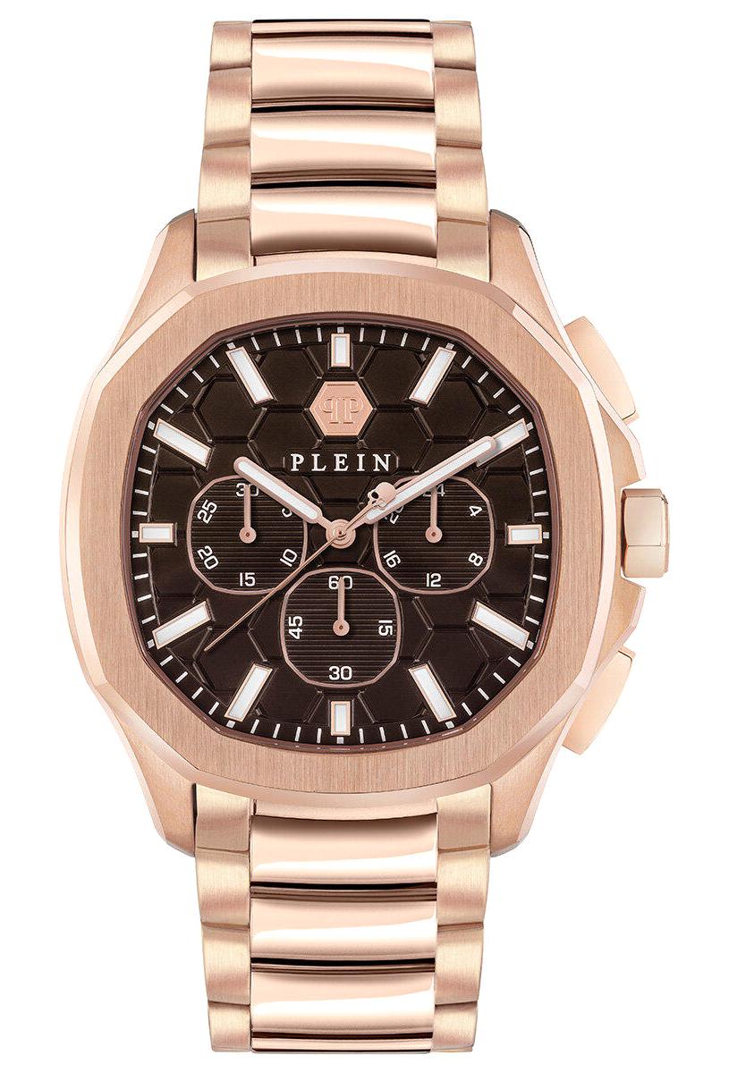 Philipp Plein PWSAA0623 Takvimli 44 mm Rose Gold Çelik Kordon Analog Erkek Kol Saati