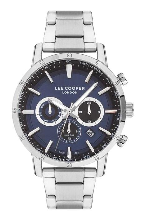 Lee Cooper LC07357.390-NM Takvimli Çelik Kordon Analog Kol Saati