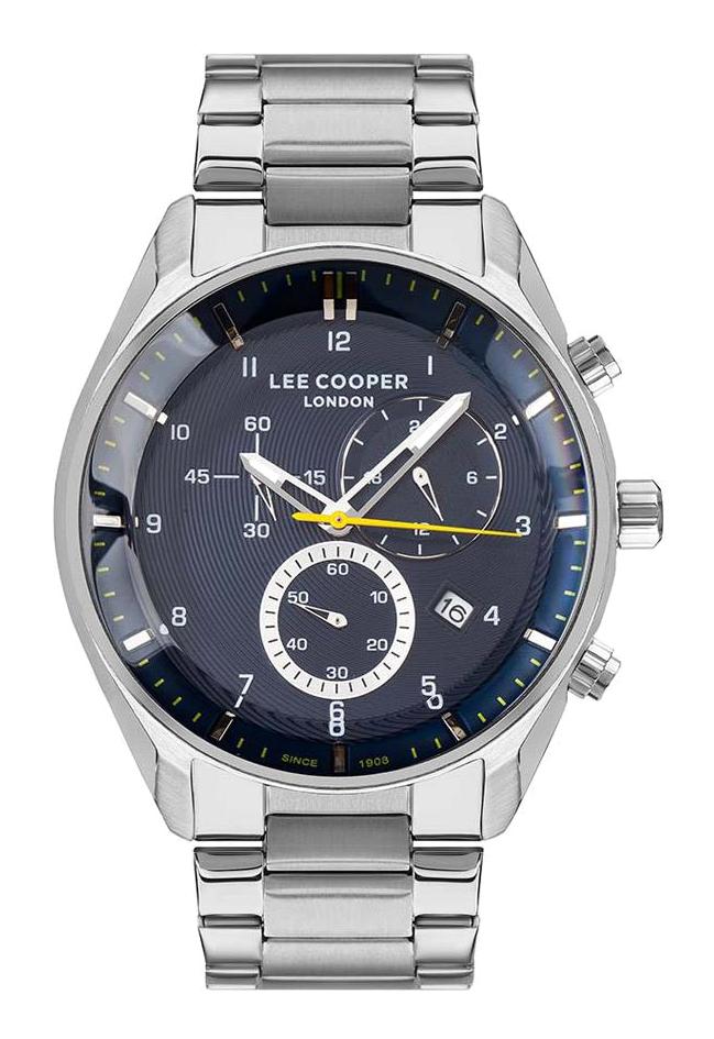 Lee Cooper LC07351.390 Takvimli 47 mm Çelik Kordon Analog Erkek Kol Saati