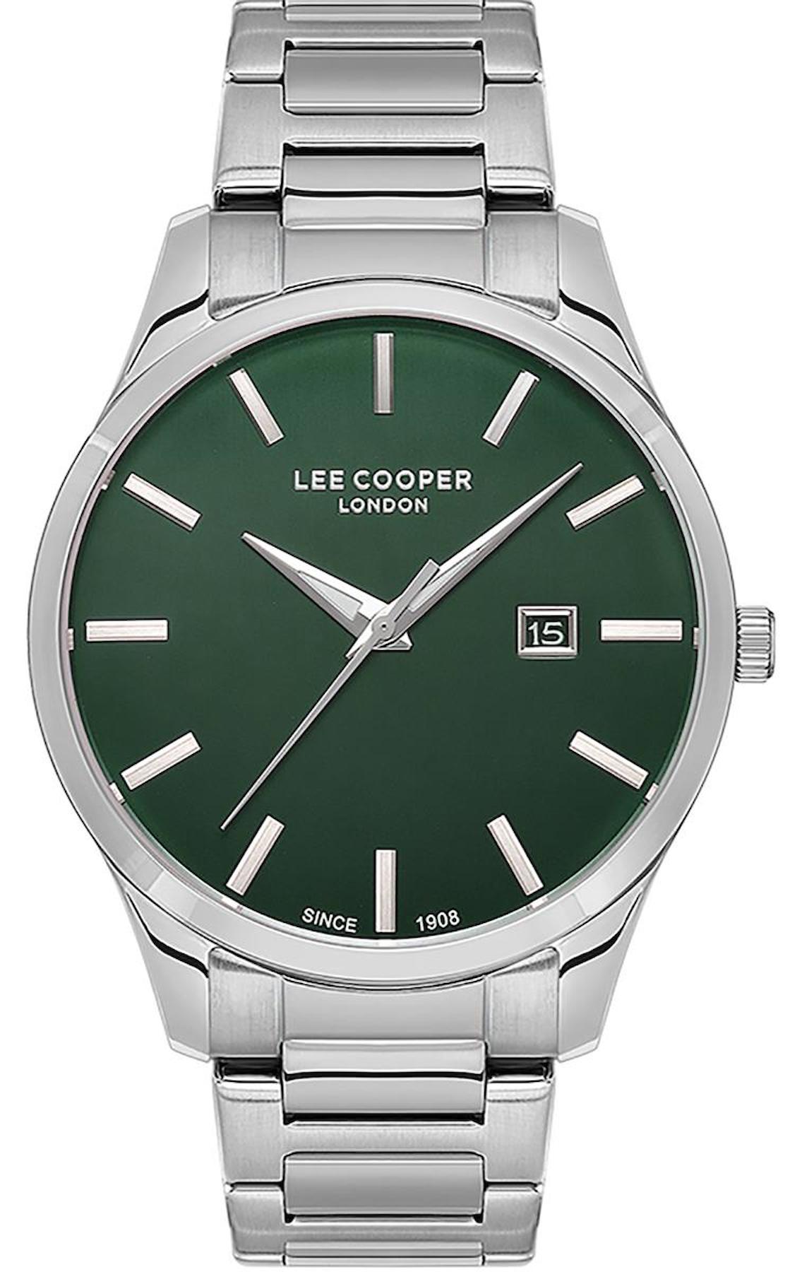 Lee Cooper LC07621.370 Takvimli 44 mm Metal Kordon Analog Erkek Kol Saati