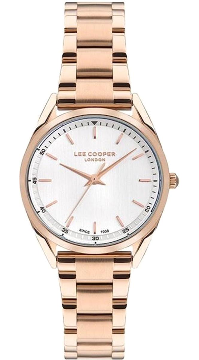 Lee Cooper LC07292.430 32 mm Rose Gold Çelik Kordon Analog Erkek Kol Saati