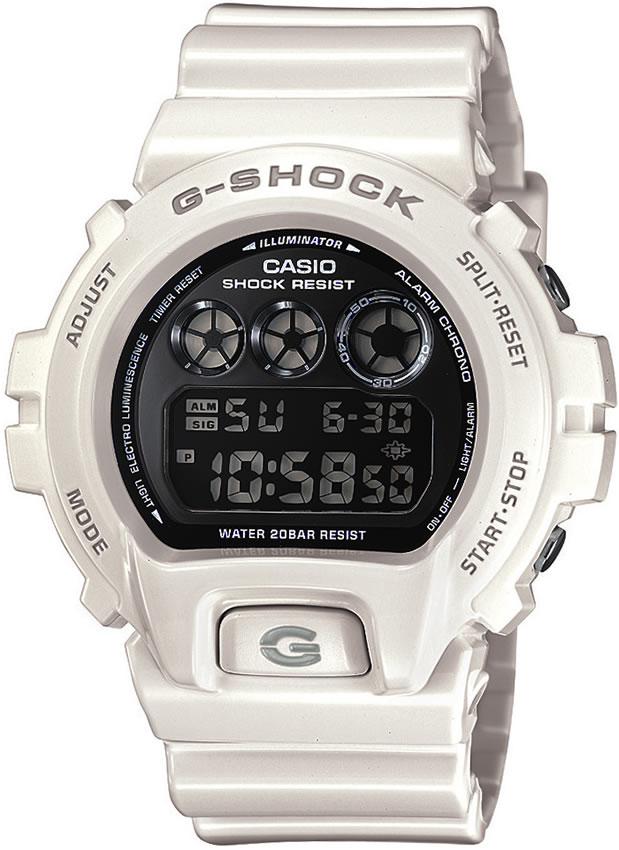 Casio DW-6900NB-7DR Takvimli 50 mm Beyaz Plastik Kordon Dijital Kol Saati