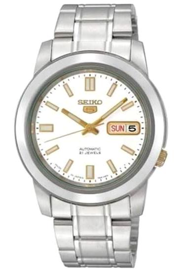 Seiko SNKK07K Takvimli 38 mm Çelik Kordon Analog Kol Saati