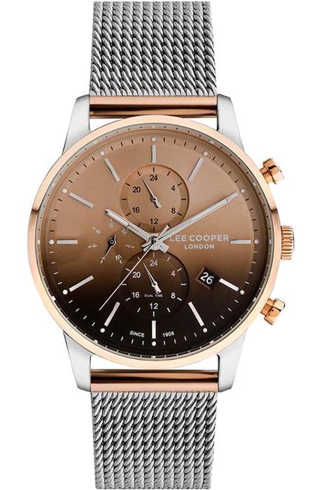 Lee Cooper LC07084.510 Takvimli 45 mm Çelik Kordon Analog Erkek Kol Saati