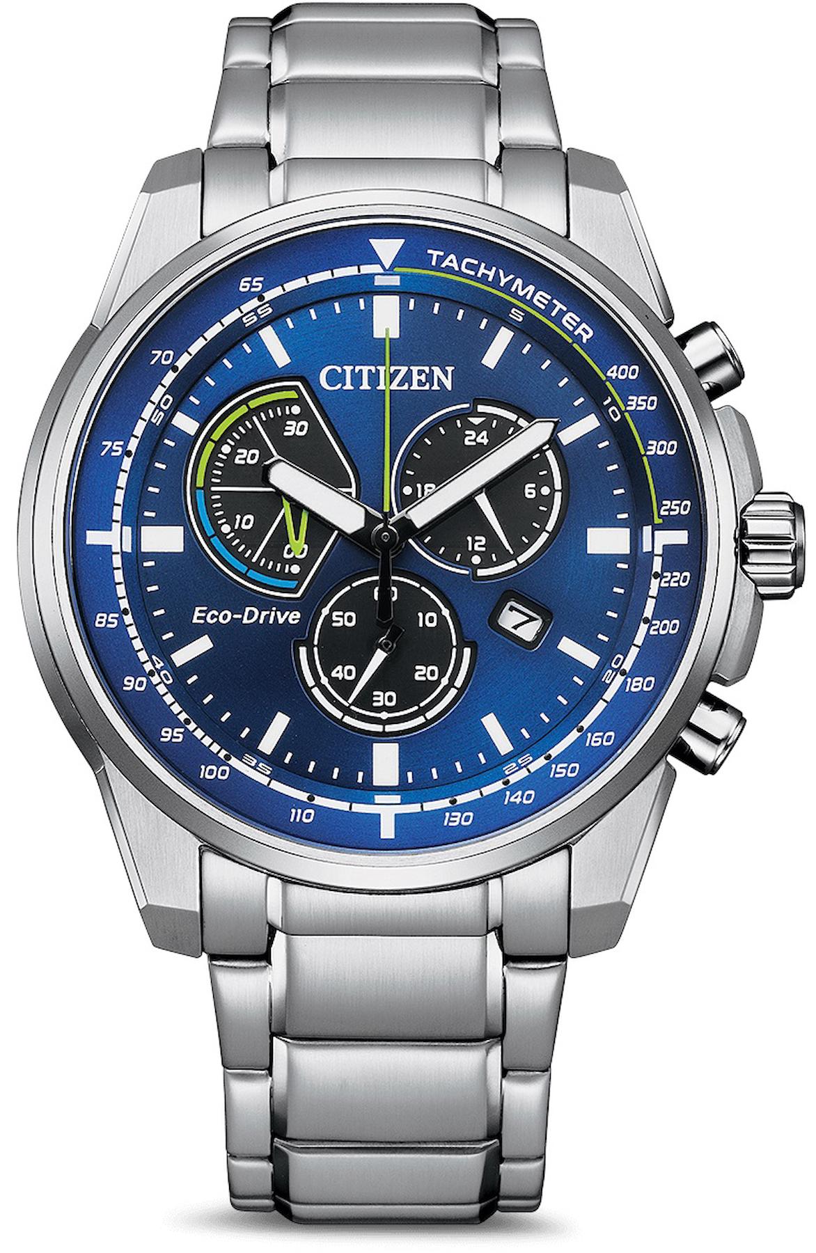 Citizen AT1190-87L Takvimli Çelik Kordon Analog Erkek Kol Saati