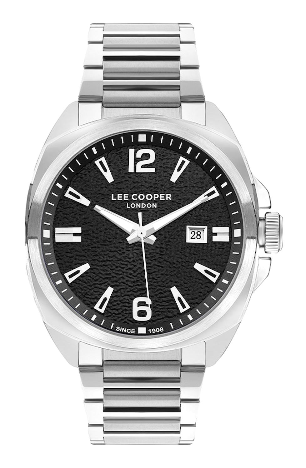 Lee Cooper LC07839.350 Takvimli Çelik Kordon Analog Erkek Kol Saati