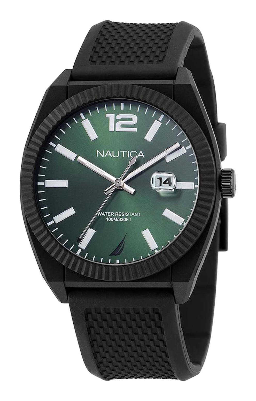 Nautica NAPPBS305 Takvimli 41 mm Siyah Silikon Kordon Analog Erkek Kol Saati