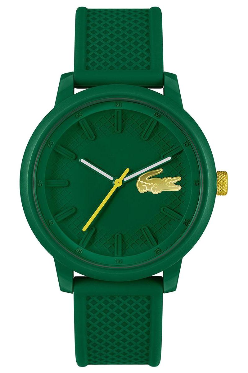 Lacoste LAC2011316 38 mm Yeşil Silikon Kordon Analog Erkek Kol Saati