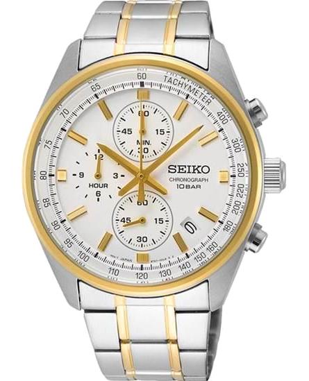 Seiko SSB380P Takvimli 42 mm Altın-Çelik Kordon Analog Erkek Kol Saati