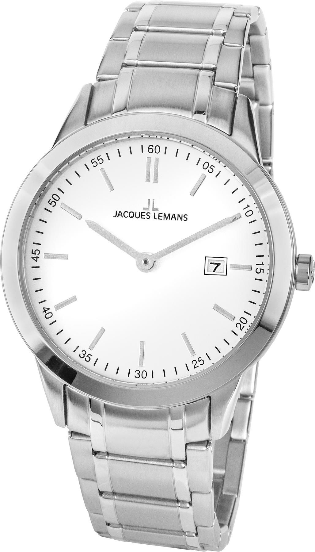 Jacques Lemans SYDNEY 1-2096B Takvimli 40 mm Çelik Kordon Analog Erkek Kol Saati