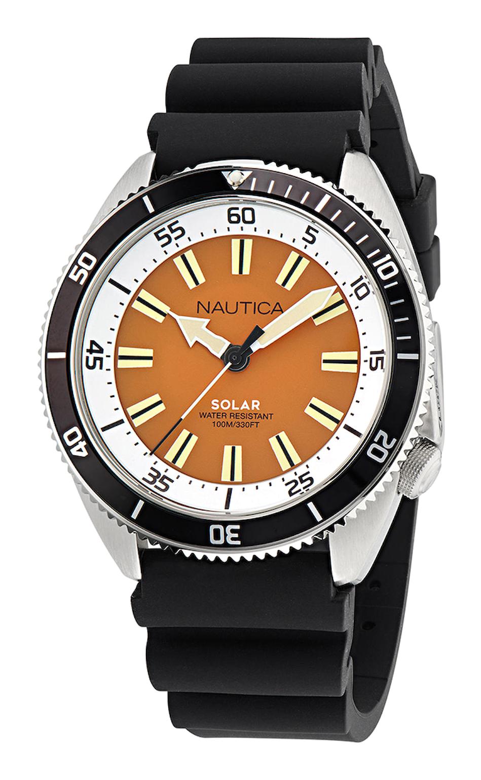 Nautica NAPNVS402 Takvimli 44 mm Siyah Silikon Kordon Analog Erkek Kol Saati