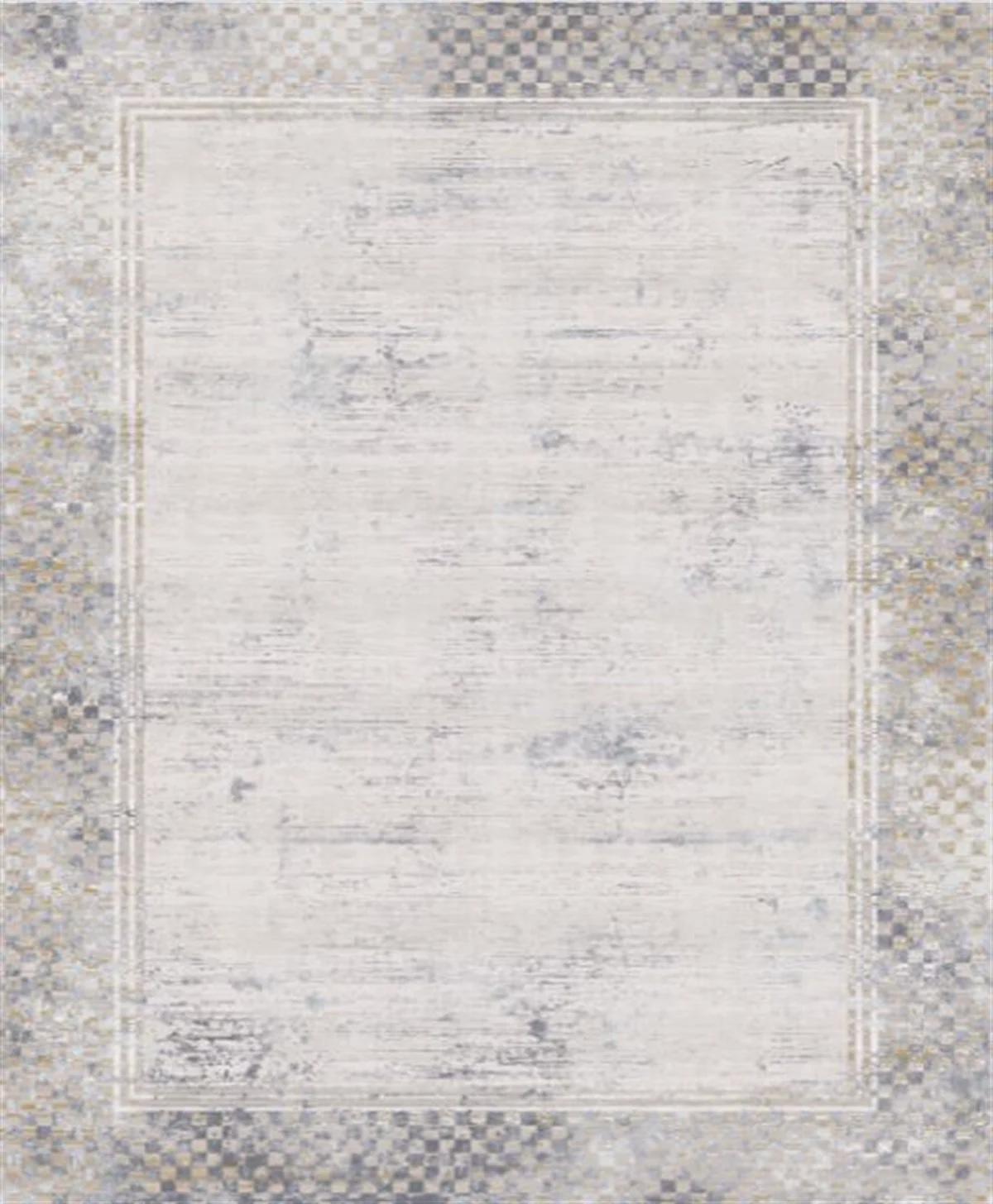 Artemis Halı Couture 0866A Altın Viskon Yıkanabilir İnce Kaymaz Jüt Taban Dikdörtgen Makine Dokuma Salon Halısı 160x230 cm