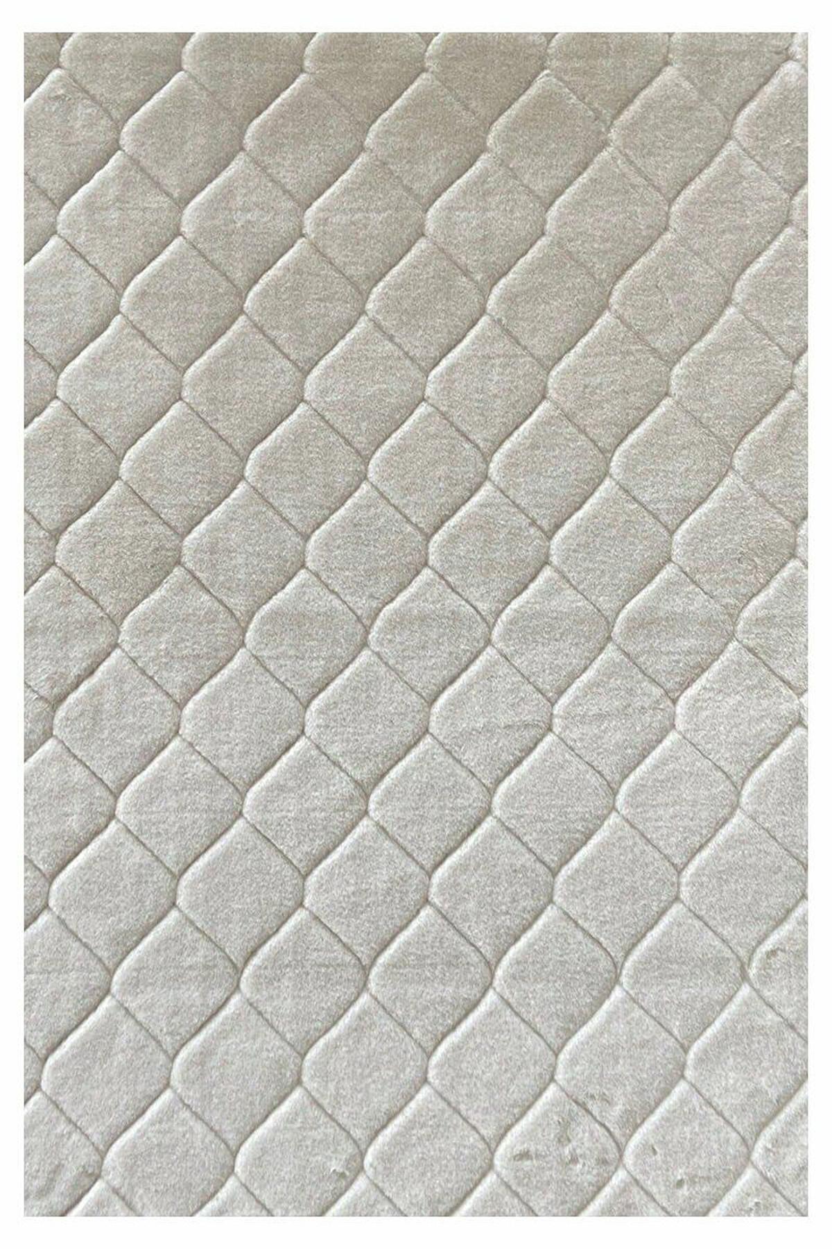 Prizma Home Comfort Diamond No:2 Çok Renkli 2 mm Polyester Yumuşak Yıkanabilir İnce Kaymaz Lateks Taban Dikdörtgen Makine Dokuma Salon Halısı 100x200 cm