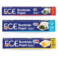 Ece Küçük-Orta Buz Dolabı Poşeti 4x100 Adet