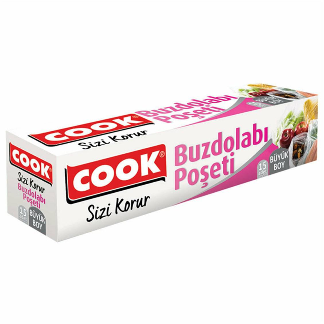 Cook Büyük 30x45 Buz Dolabı Poşeti