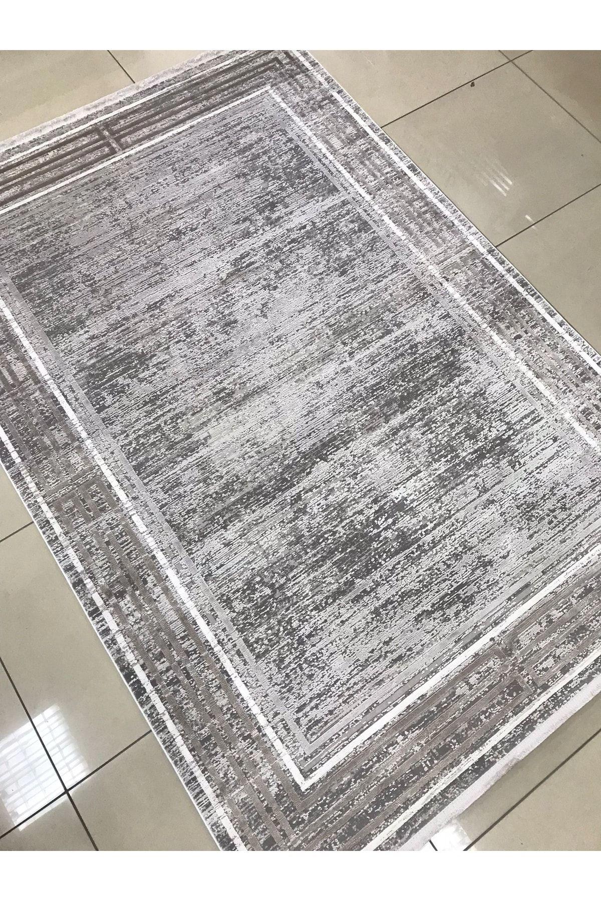 Merinos Uptown 35612 Krem 12 mm İpek Yumuşak Yıkanabilir Kalın Kaymaz Dikdörtgen Makine Dokuma Salon Halısı 100x300 cm