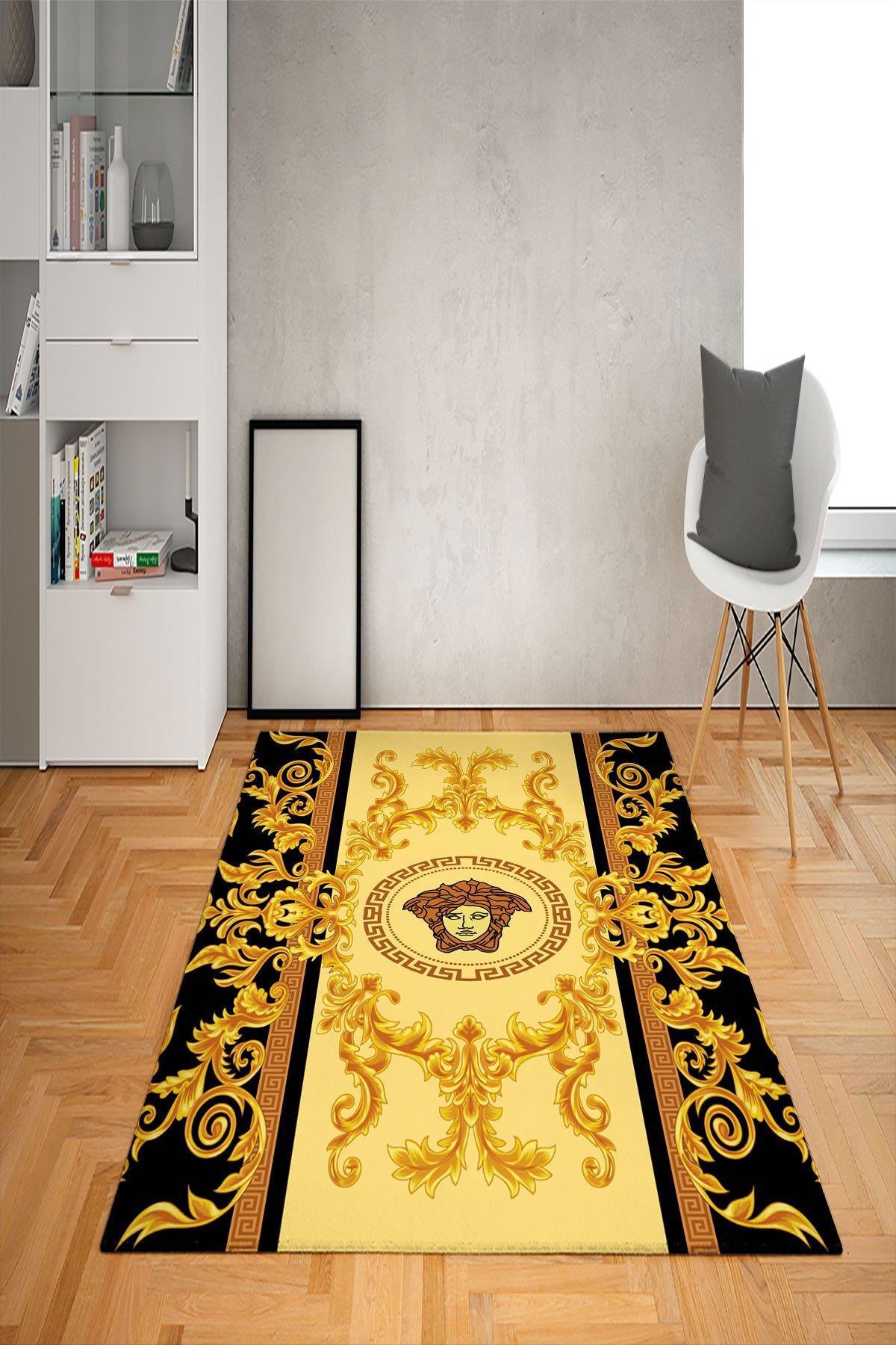 Doruklar Home Collection Çok Renkli 0.7 mm Antibakteriyel Yıkanabilir Kalın Kaymaz Taban Dikdörtgen Makine Dokuma Çocuk Odası Halısı 170x240 cm