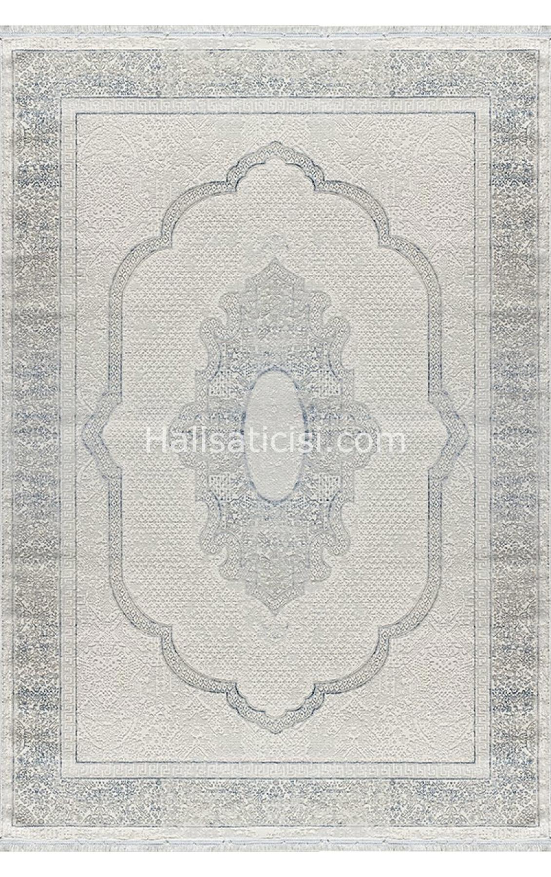 Padişah Aspen 62742 Krem 2 mm Polyester Antibakteriyel Yıkanabilir İnce Dikdörtgen Makine Dokuma Salon Halısı 100x300 cm