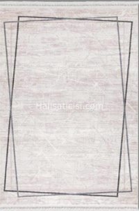 Flora Halı Ayşıl 5889A Çok Renkli 11 mm Akrilik-Bambu Silinebilir Yıkanabilir Dikdörtgen Makine Dokuma Salon Halısı 160x230 cm