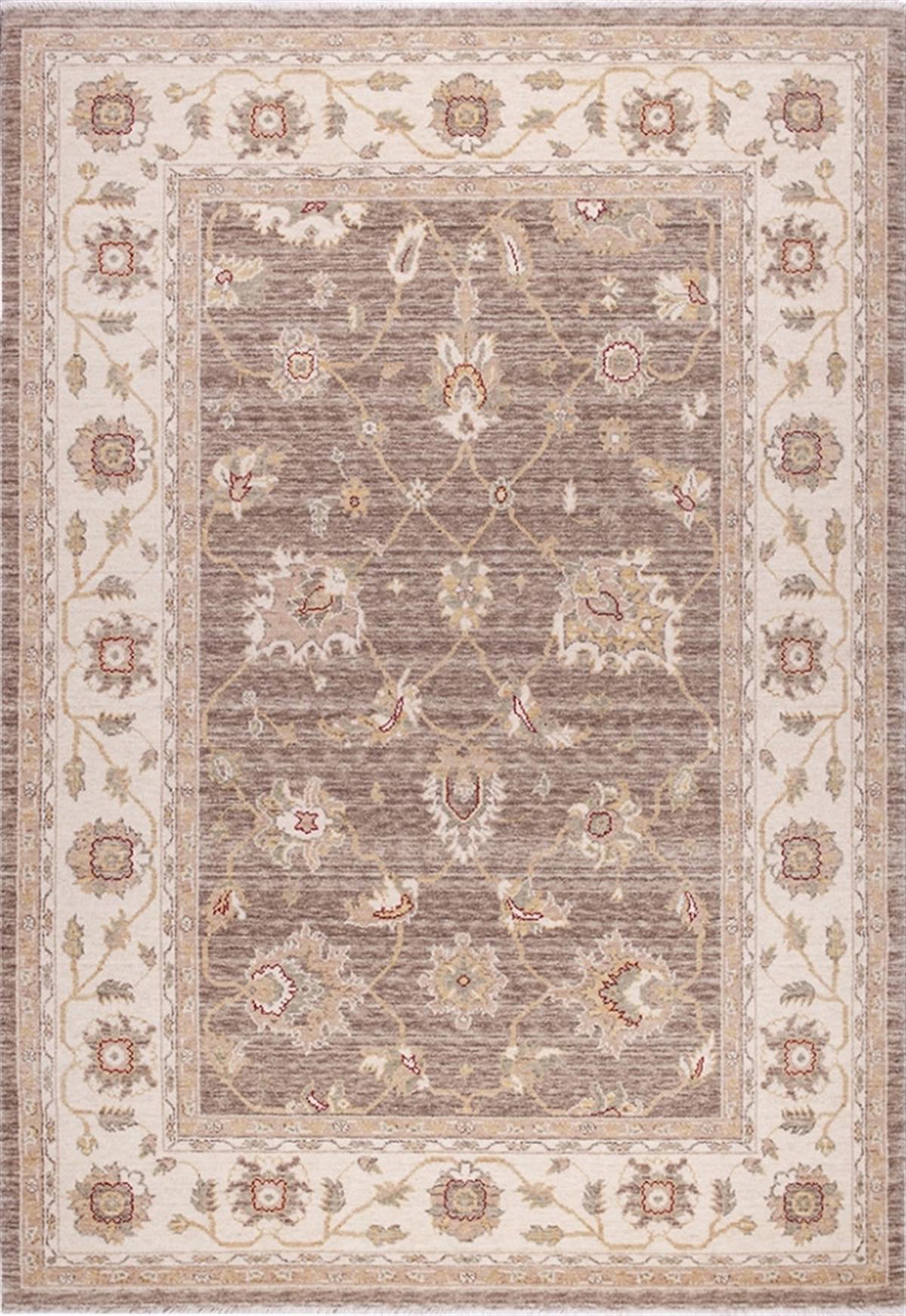 Crea Halı 8005 Krem 10 mm Bambu Yıkanabilir Orta Dikdörtgen Makine Dokuma Salon Halısı 120x180 cm