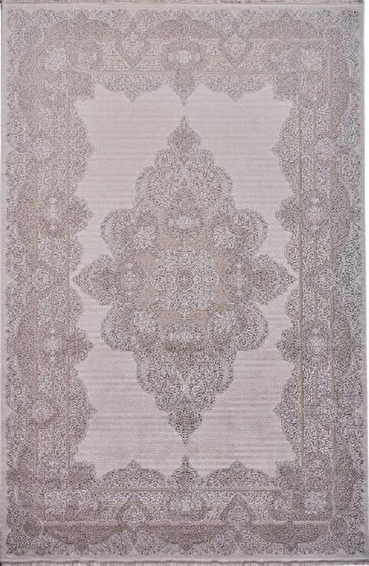 Gümüşsuyu Esiliva 13919 Çok Renkli 8 mm Akrilik-Viskon Toz Tutmaz Yıkanabilir İnce Kaymaz Dikdörtgen Makine Dokuma Salon Halısı 160x230 cm