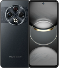 Tecno Spark 30 128 GB Hafıza 8 GB Ram 6.78 inç 64 MP Çift Hatlı IPS LCD Ekran Android Akıllı Cep Telefonu Siyah