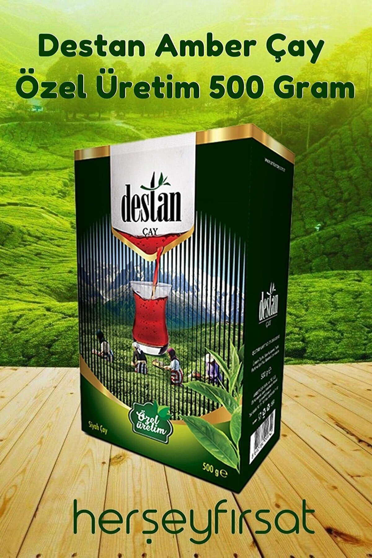 Destan Hediyelik Kutulu Siyah Dökme Çay 500 gr