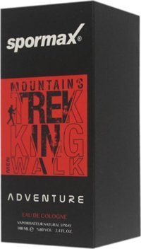 Spormax Mountains Treaking Walk Adventure Deri-Şekerli Erkek Parfüm 100 ml