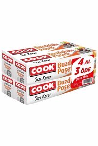 Cook Orta Buz Dolabı Poşeti 120 Adet