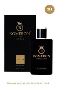 Romeron 314 Platin EDP Bergamot-Odunsu Erkek Parfüm 50 ml