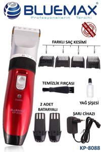 Bluemax KP-800 Saç Sakal Vücut 5 Başlıklı Çok Amaçlı Kuru Tıraş Makinesi