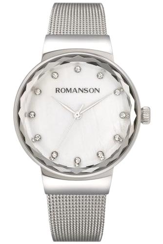 Romanson RM8A24LLWWMS2W 38 mm Gri Çelik Kordon Analog Kadın Kol Saati