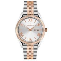 Essence ES6537ME.530 Takvimli 41 mm Gri-Rose Gold Çelik Kordon Analog Kadın Kol Saati