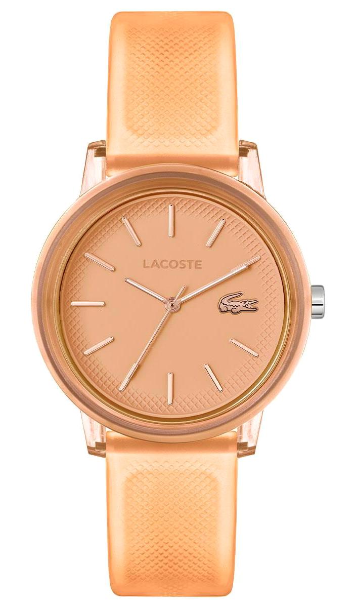 Lacoste LAC2001361 38 mm Turuncu Silikon Kordon Analog Kadın Kol Saati