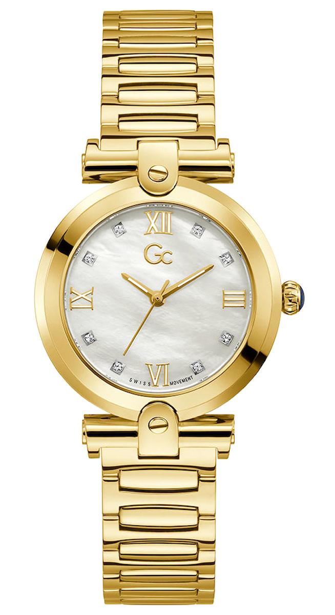 Guess GCY96002L1MF 34 mm Altın Çelik Kordon Analog Kadın Kol Saati