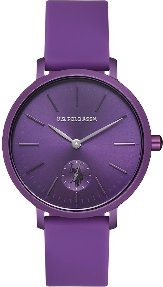 U.S. Polo Assn USPA2006-04 37 mm Mor Silikon Kordon Analog Kadın Kol Saati