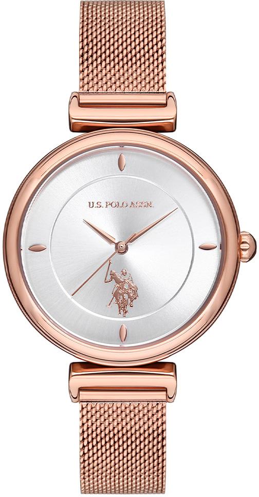 U.S. Polo Assn USPA2005-01 33 mm Rose Gold Hasır Kordon Analog Kadın Kol Saati