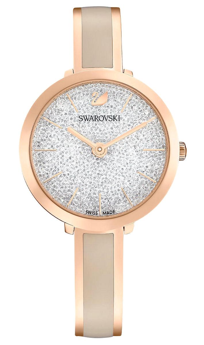 Swarovski SWR5642218 30 mm Krem-Rose Gold Çelik Kordon Analog Kadın Kol Saati