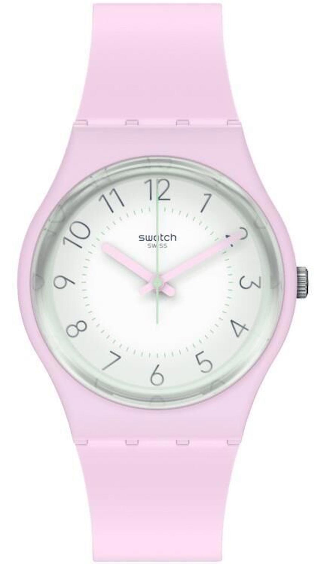 Swatch GP175 34 mm Pembe Metal Kordon Analog Kadın Kol Saati