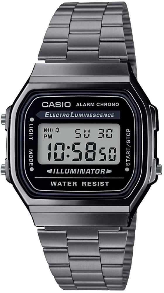 Casio A168WGG-1ADF Takvimli 36 mm Gri Çelik Kordon Analog Kadın Kol Saati