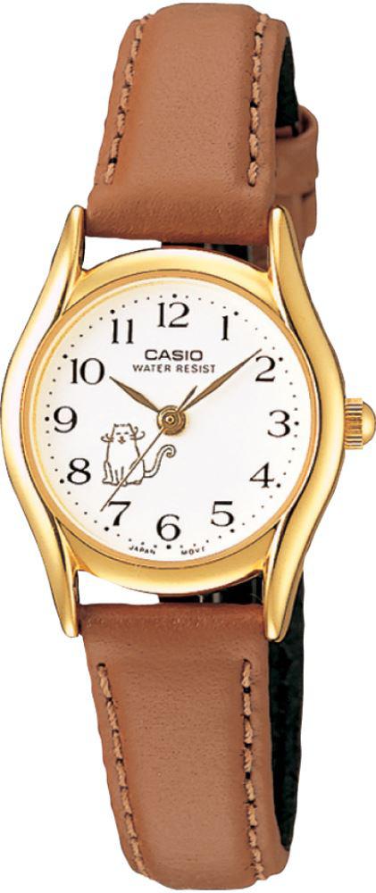 Casio LTP-1094q-7b8rdf 23 mm Kahverengi Deri Kordon Analog Kadın Kol Saati