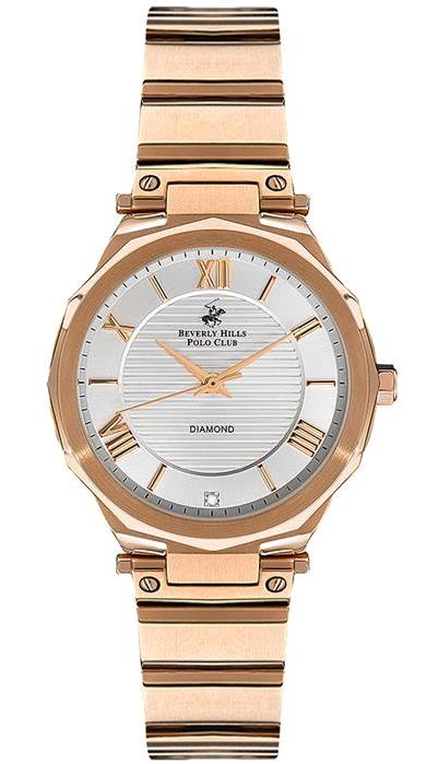 Beverly Hills Polo Club BP3136X.430 36 mm Rose Gold Çelik Kordon Analog Kadın Kol Saati