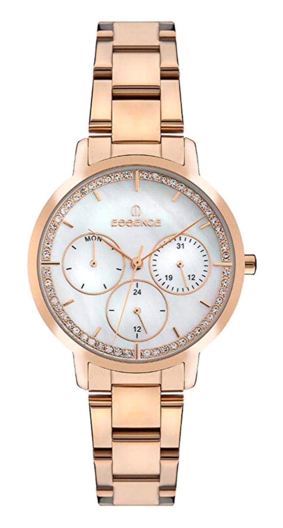 Essence ES6748FE.420 Takvimli 36 mm Rose Gold Çelik Kordon Analog Kadın Kol Saati