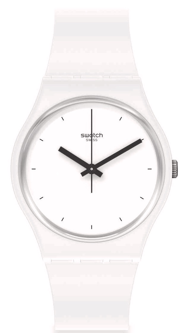 Swatch SO31W100 34 mm Beyaz Plastik Kordon Analog Kadın Kol Saati