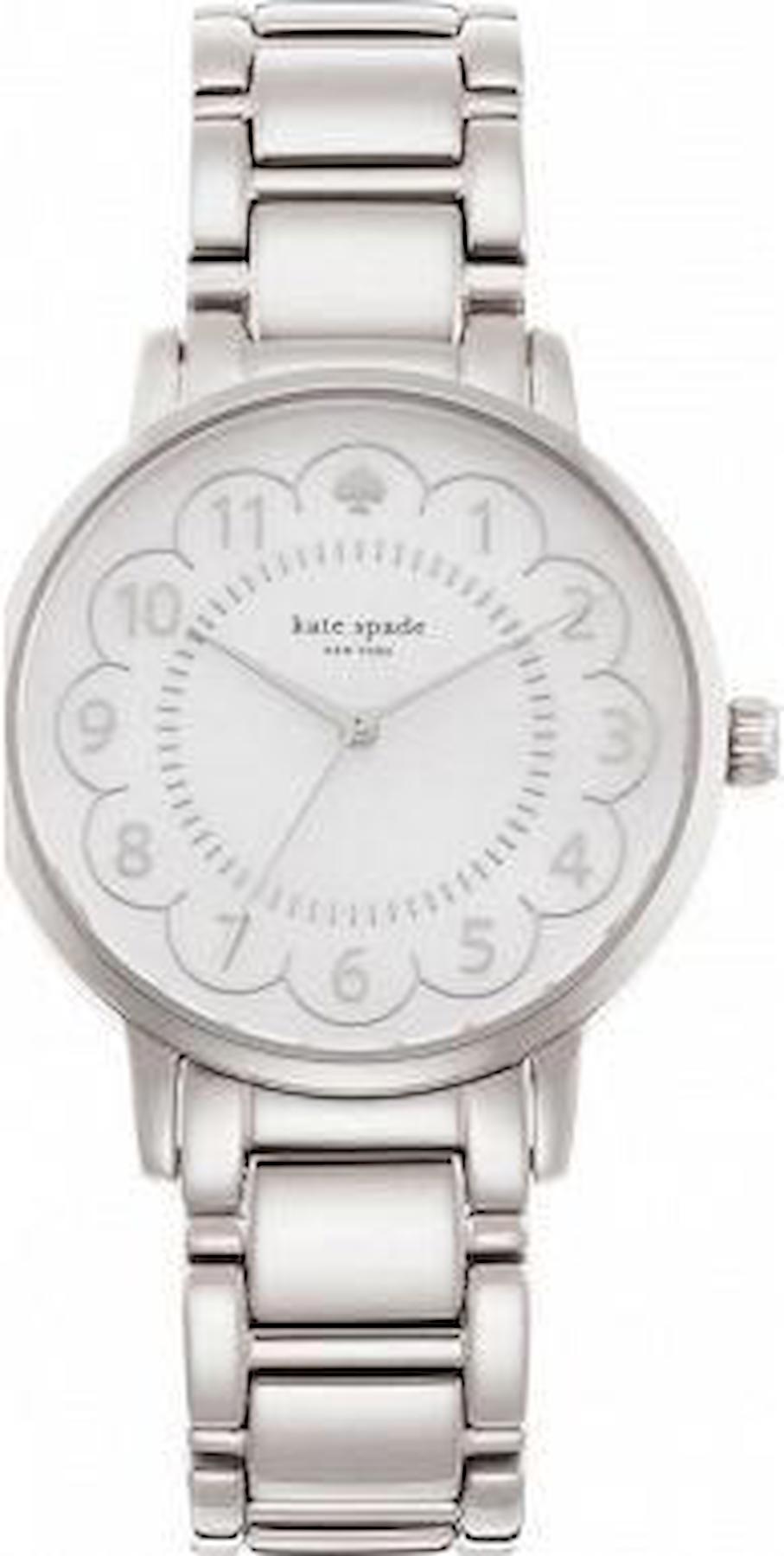 Kate Spade KS1YRU0792 34 mm Gri Çelik Kordon Analog Kadın Kol Saati