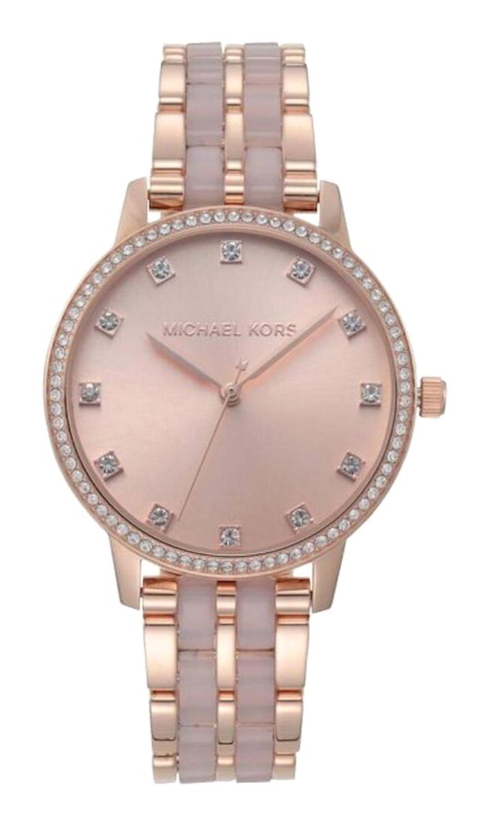 Michael Kors MK4396 38 mm Pembe Çelik Kordon Analog Kadın Kol Saati