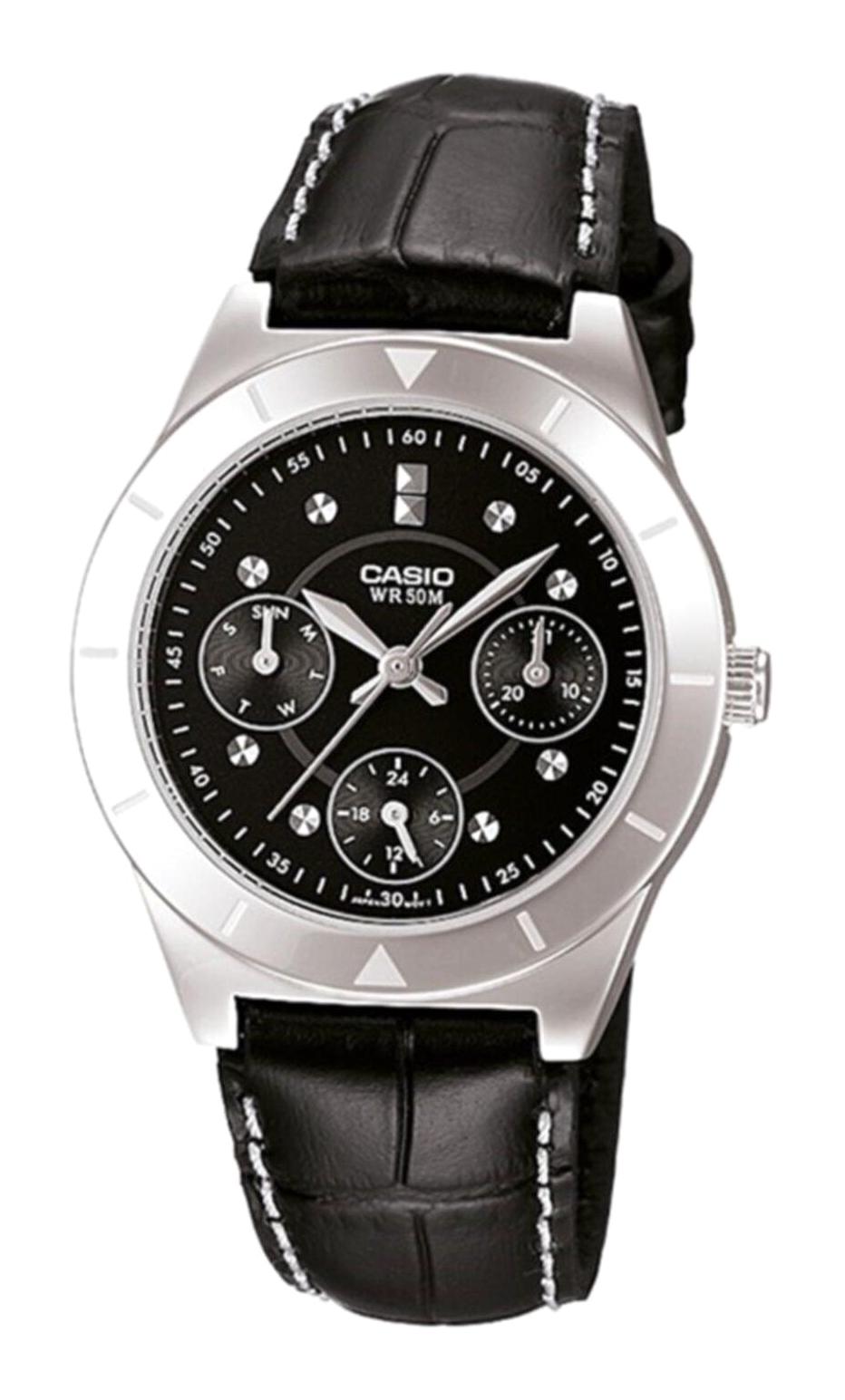 Casio LTP-2083L-1AVDF 39 mm Siyah Çelik Kordon Analog Kadın Kol Saati