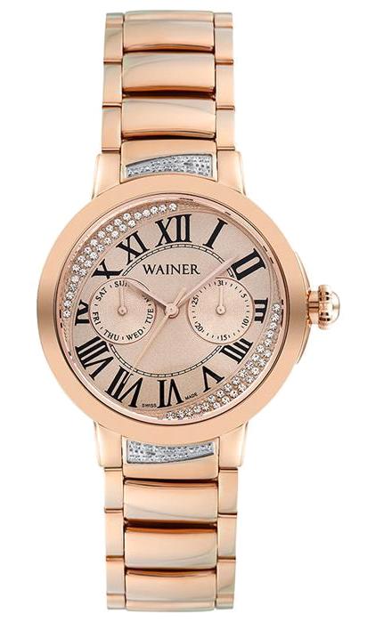 Wainer WA.18600-D 40 mm Rose Gold Çelik Kordon Analog Kadın Kol Saati